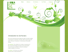 Tablet Screenshot of lilanursery.com